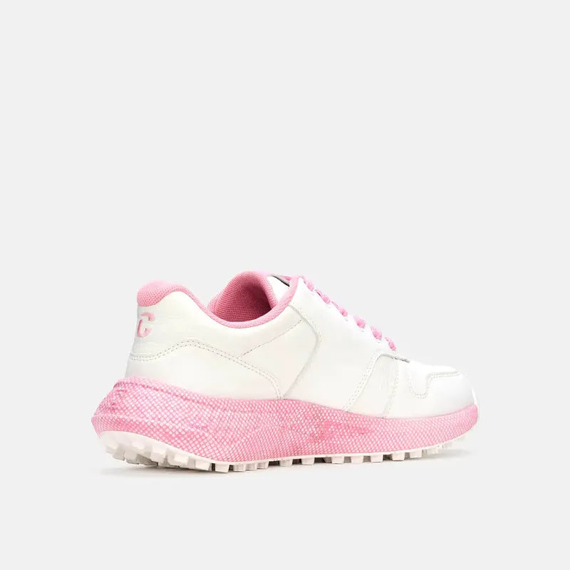 Duca Del Cosma Saturnia Golf Shoe - White/Prism Pink