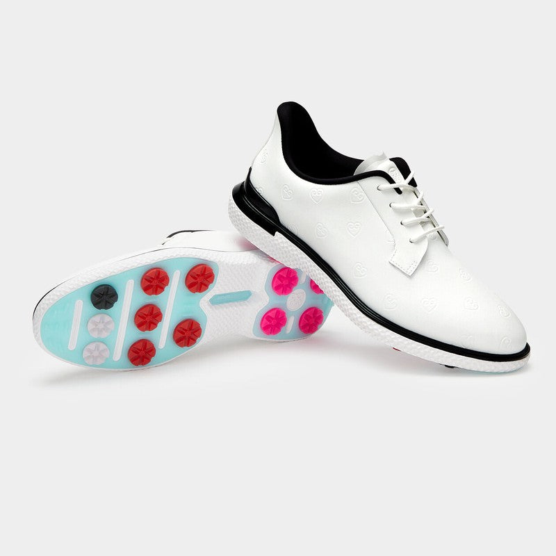 G/FORE GALLIVAN2R Heart Golf Shoe - Snow/Onyx