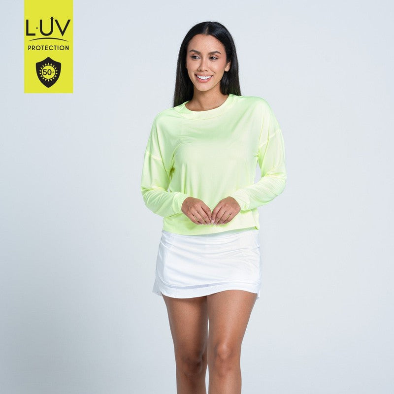 Lucky in Love Hype L/S - Lemon Frost