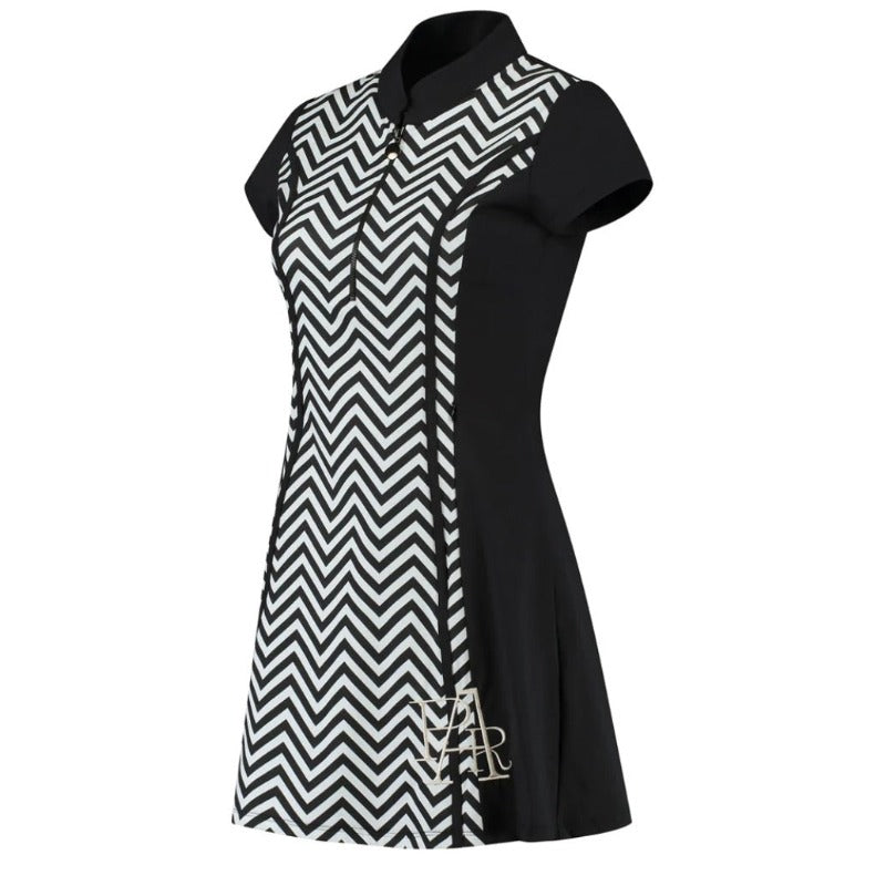 black and white golf dress PAR69 Women's Short Sleeve Chevron Pattern Size:UK 9.5 (Pre-Order) SHEIN Tall Elegant Black The fitted A Troy Oxford