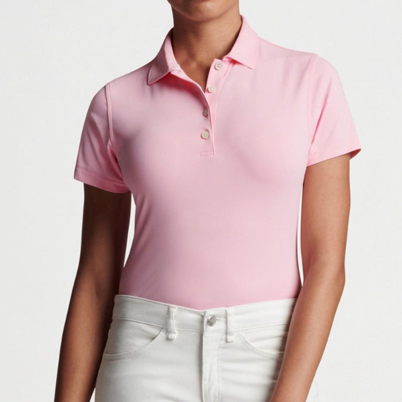 Peter Millar Essential S/S Polo - Palmer Pink