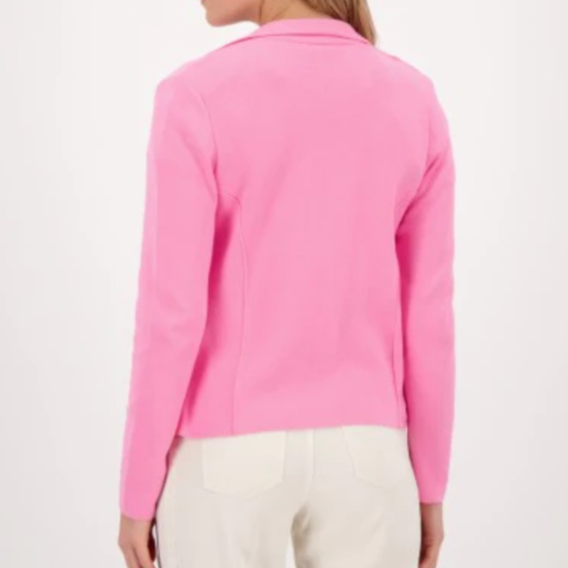 Monari Knitted Cotton Blazer - Pink