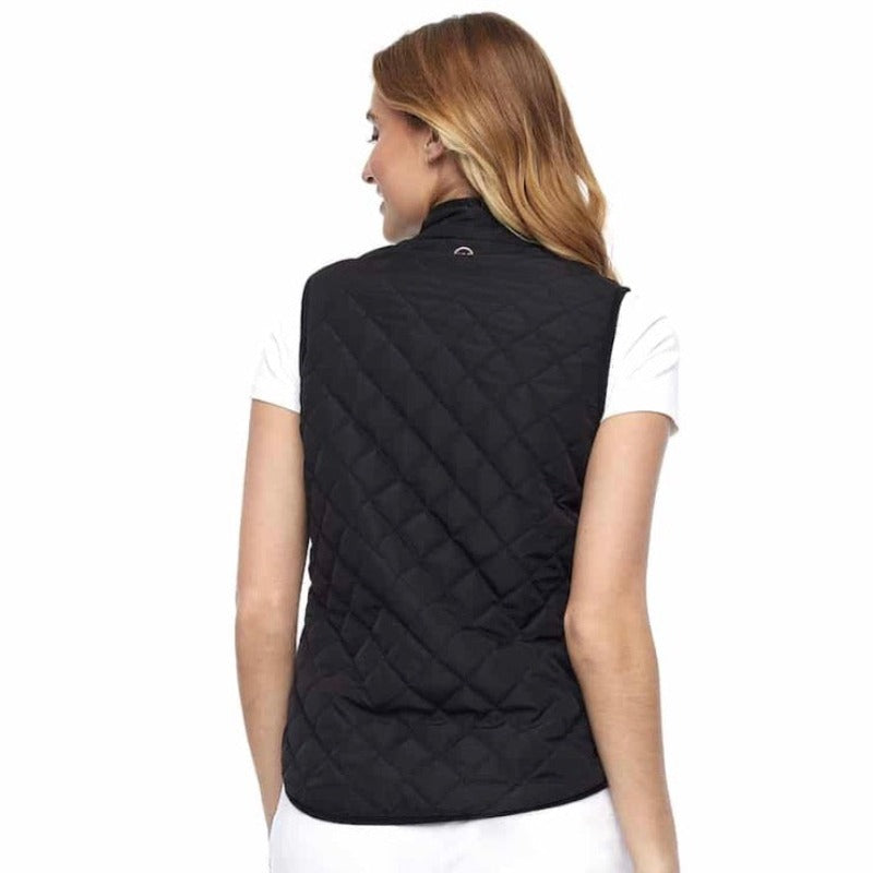 Swing Control Quilted Vest - Black