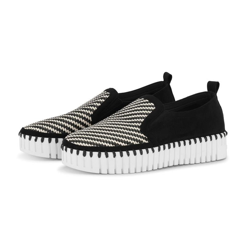 NEW ILSE JACOBSEN men\'s platform tulip slip-on shoes in black ILSE JACOBSEN Tulip 3373 Platform Shoe – Rachelle M. Rustic  main image 4