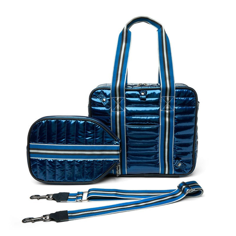 Think Royln Women's Quilted Pickleball Bag - Navy – Open Court