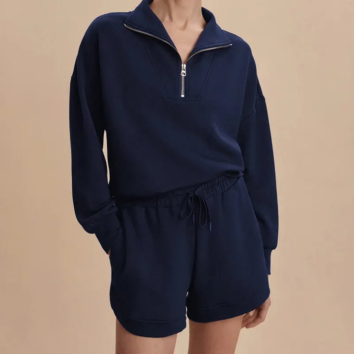 Varley Ollie Hi-Rise Shorts (3.5") - Navy