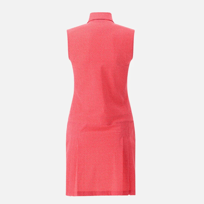 Chervo Jully S/L Polo Dress - Pink Print