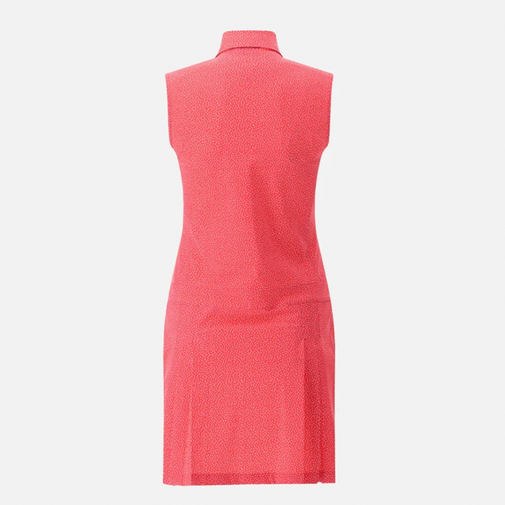 Chervo Jully S/L Polo Dress - Pink Print