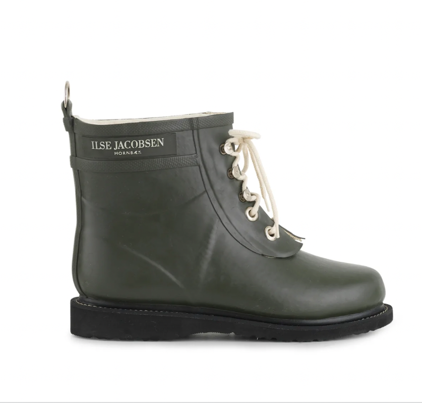 Ilse Jacobsen Short Rain boot - Army
