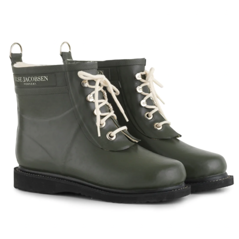 Ilse Jacobsen Short Rain boot - Army