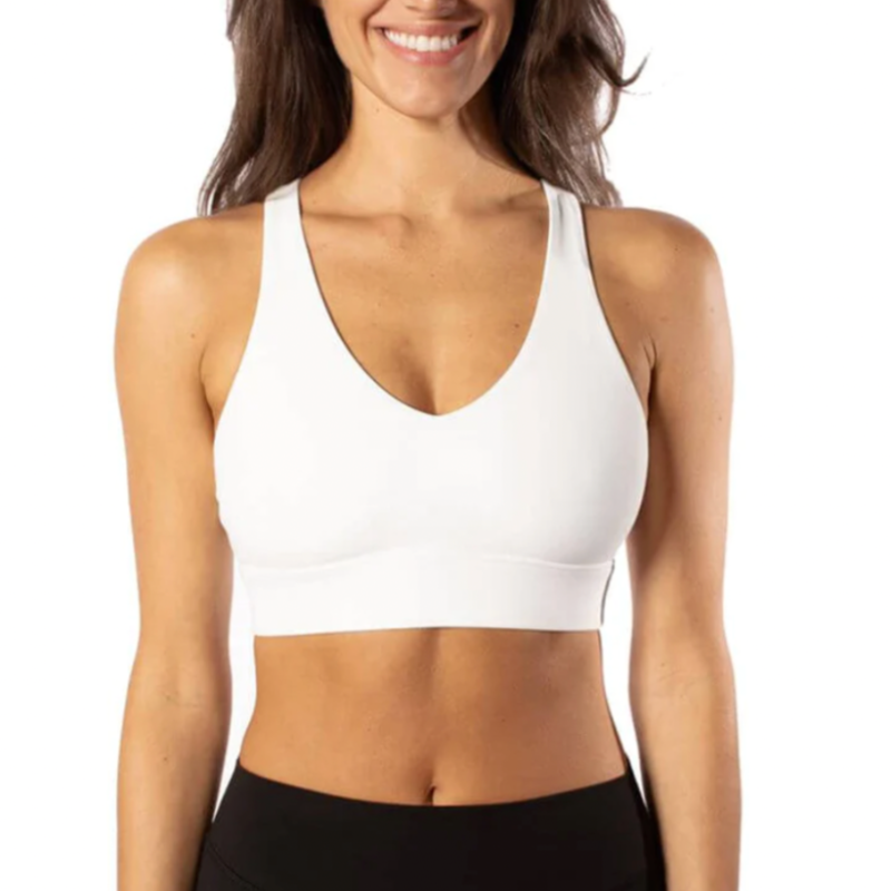 Golftini Crossover Bra - White – Open Court