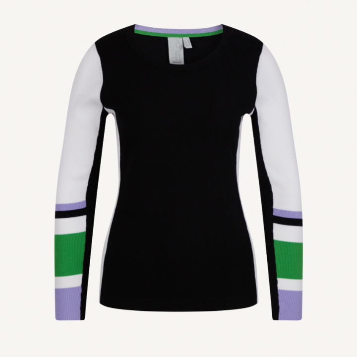 Sportalm Tallulah Colorblock Sweater - Kelly Green