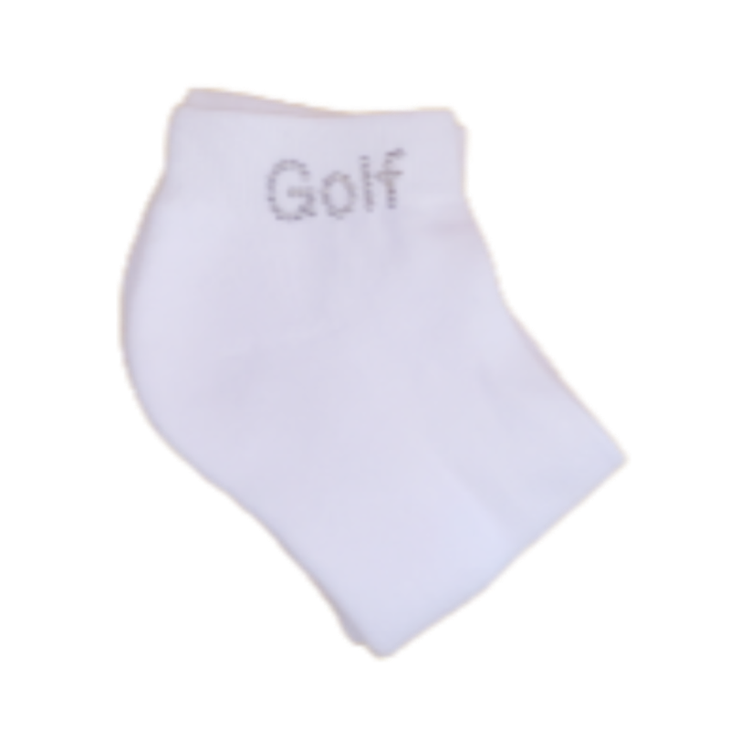 On the Tee Socks - Golf Crystal Diamonds