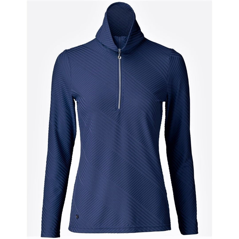 Daily Sports Floy L/S Roll Neck Top - Baltic Blue