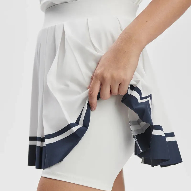 Varley Mariam Skort (14.5") - White/Blue Nights