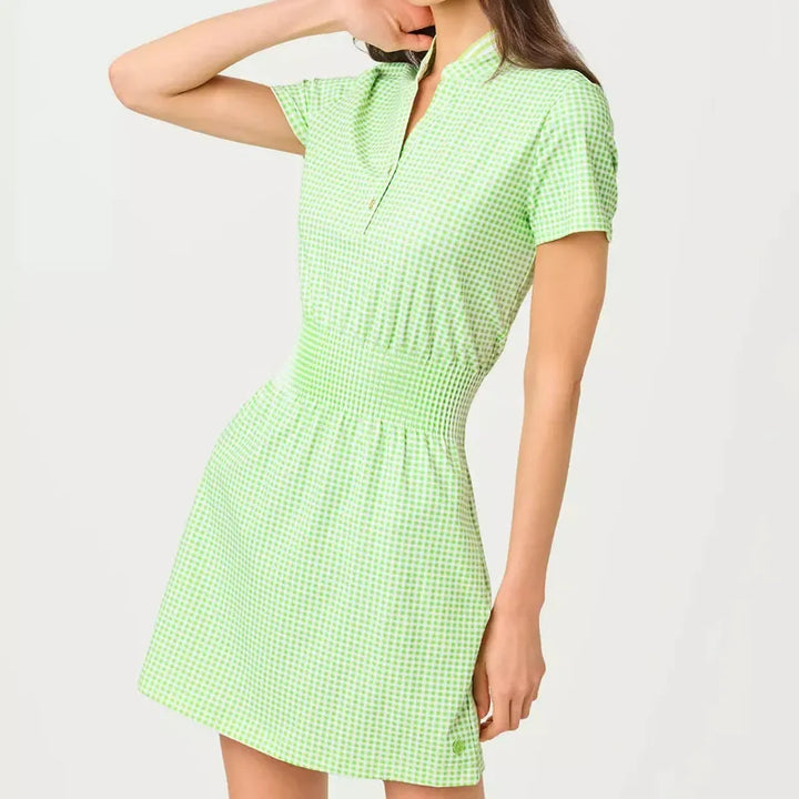 Lilly Pulitzer Love Active Dress - Green Check