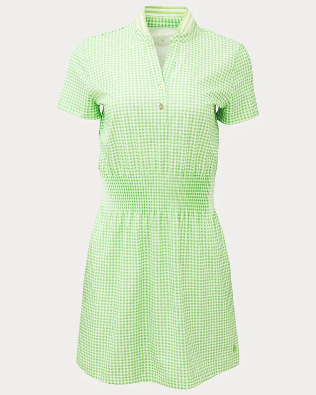 Lilly Pulitzer Love Active Dress - Green Check
