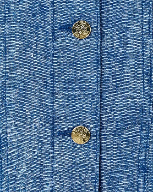 Lilly Pulitzer Seaspray Linen Jacket - Starlight Navy