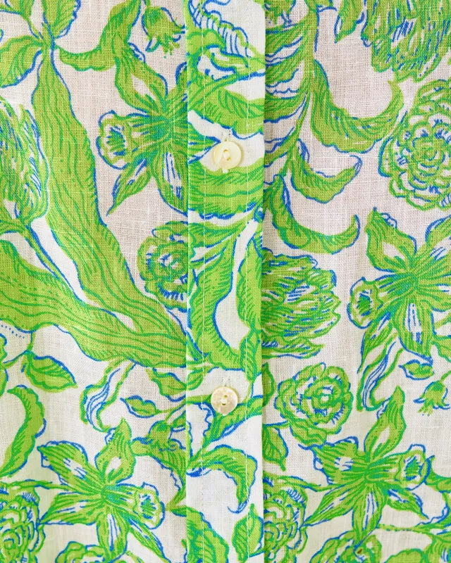 Lilly Pulitzer Lynd Tunic - Resort White Lil Daffodil Hill