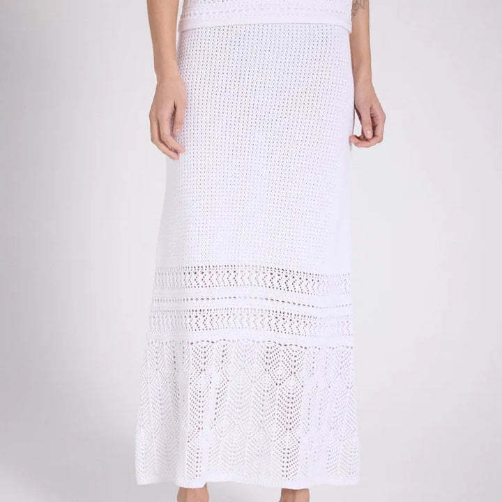 NOTSHY Tila Cotton Skirt - White
