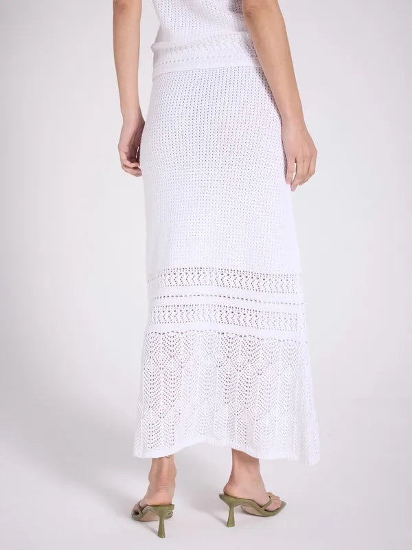 NOTSHY Tila Cotton Skirt - White