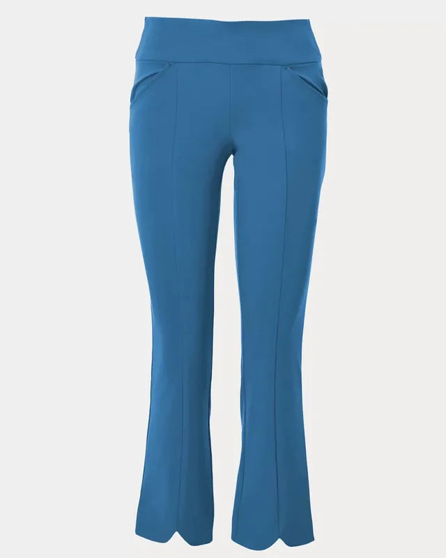 Lilly Pulitzer Corso Scallop Pants - Starlight Navy