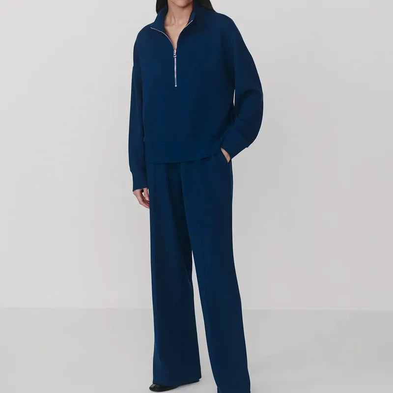 Varley Wide Leg Pants (30") - Sea Blue