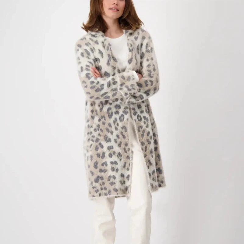 Monari Leopard Print Coat - Leopard