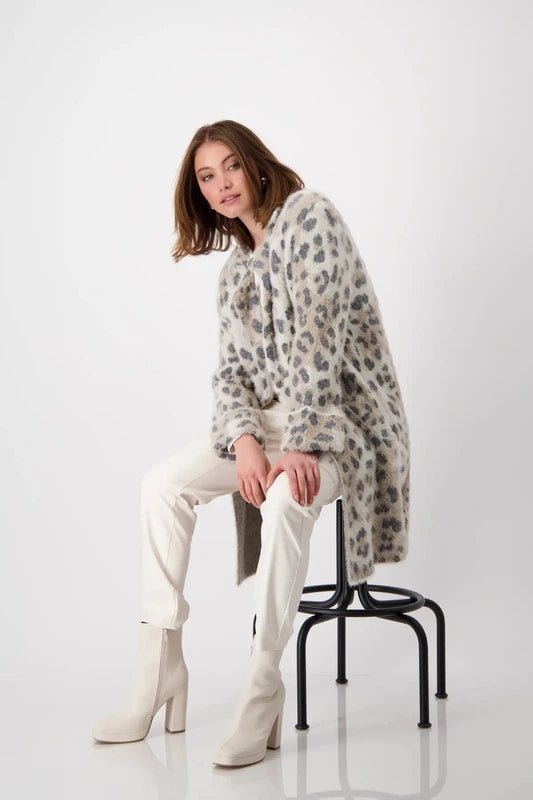 Monari Leopard Print Coat - Leopard