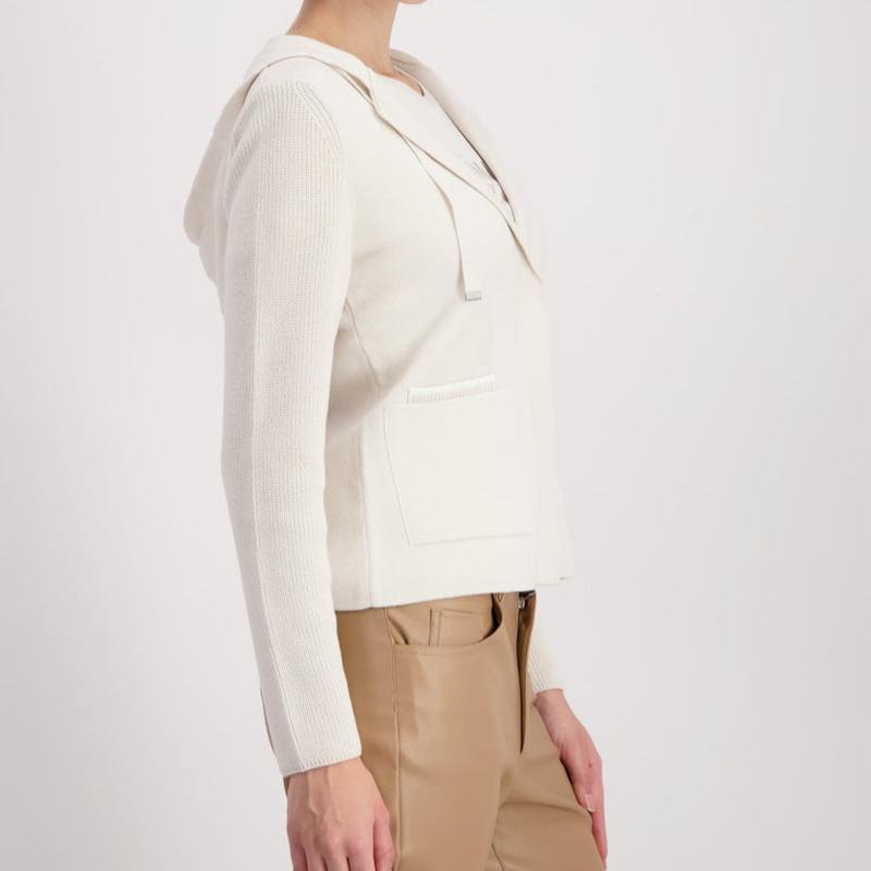 Monari Hooded Blazer - Beige