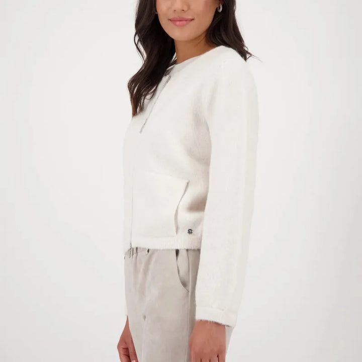Monari Knit Cardigan - Oat Milk