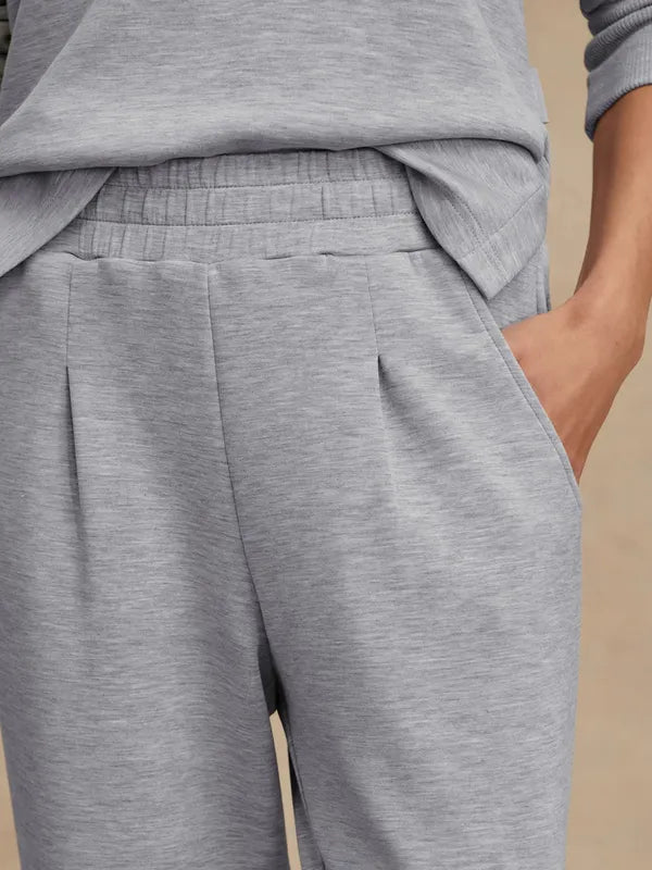 Varley Rolled Cuff Pant (25") - Mid Blue Marl