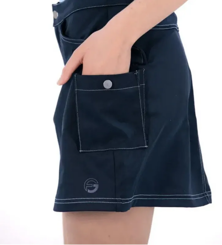 Foray Golf Twill Cargo Skort - Navy