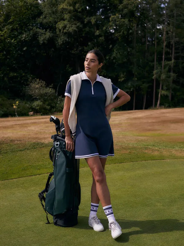 Varley Valentina Dress - Navy