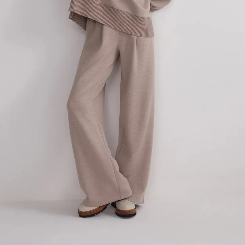 Varley Extra Wide Pants (29.5") - Taupe Marl