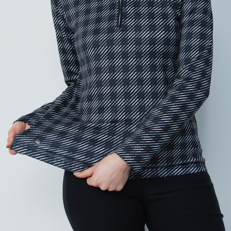 Daily Sports Barrie L/S Mock - Black Check