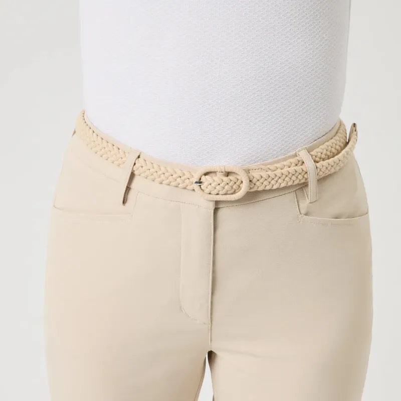 Daily Sports Giselle Thin Elastic Belt - Oyster
