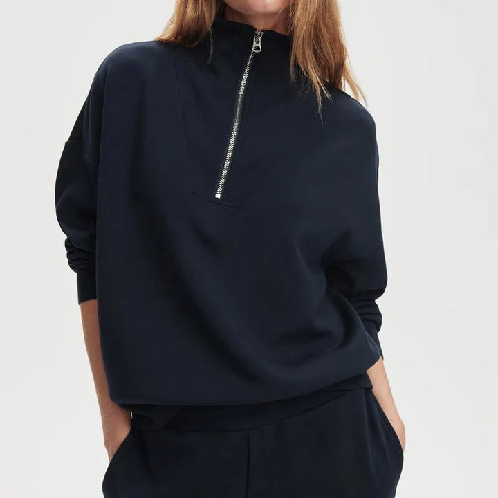 Varley Hawley Zip Sweat - Navy