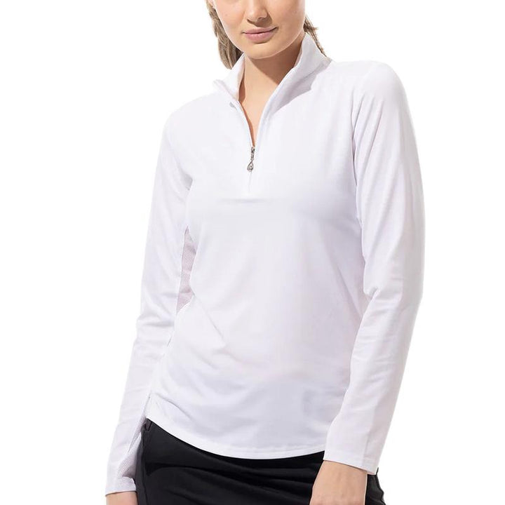 SanSoleil Sunglow L/S Mock - White