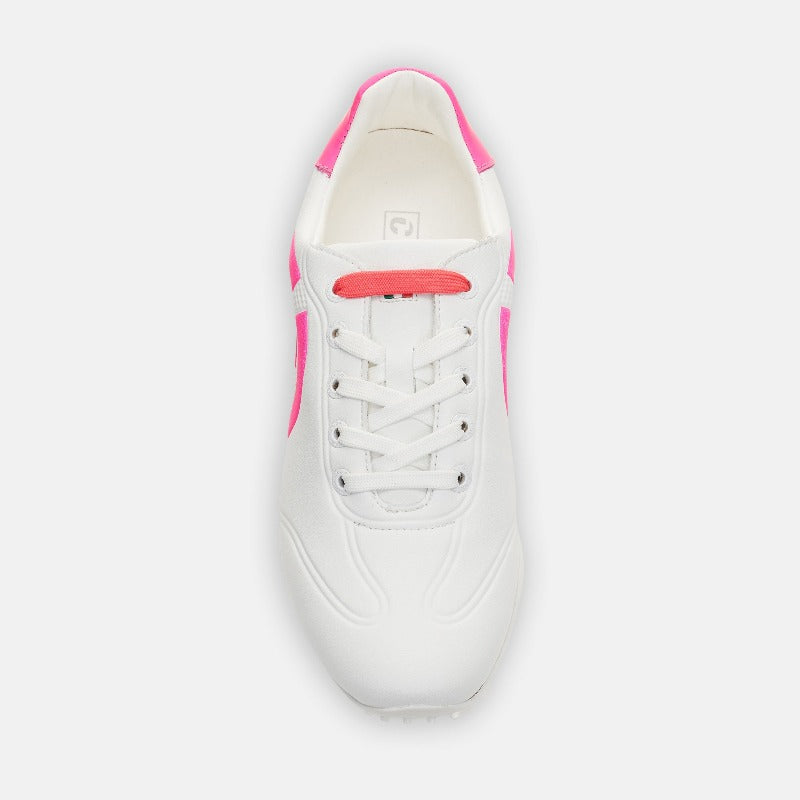 Duca Del Cosma Queenscup Golf Shoe - White/Pink