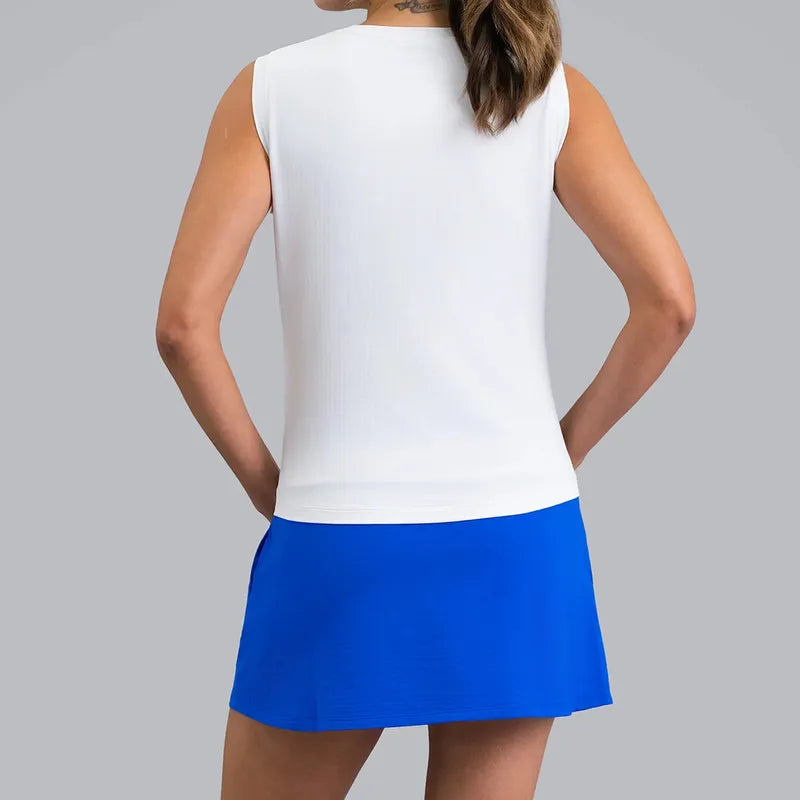 IBKUL Muscle Tank - White