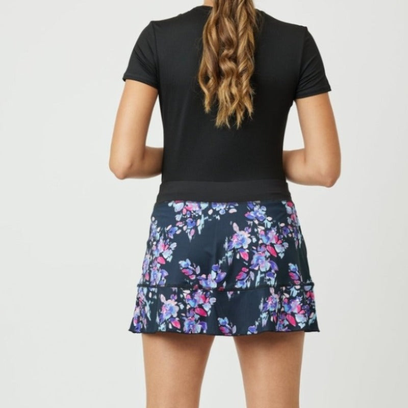 Sofibella Jardin Skort (14") - Black Floral