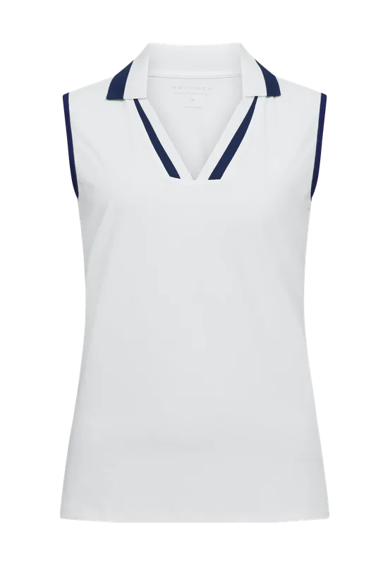 Rohnisch Essential S/L Polo - White/Navy