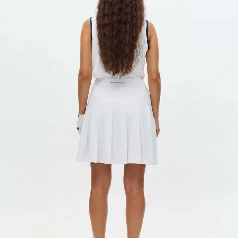 Rohnisch Nicky Pleated Skort (Long)- White