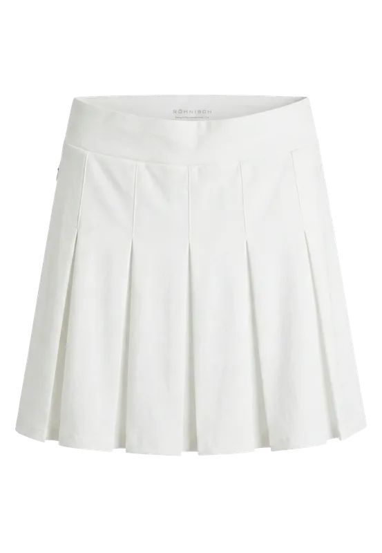 Rohnisch Nicky Pleated Skort (Long)- White