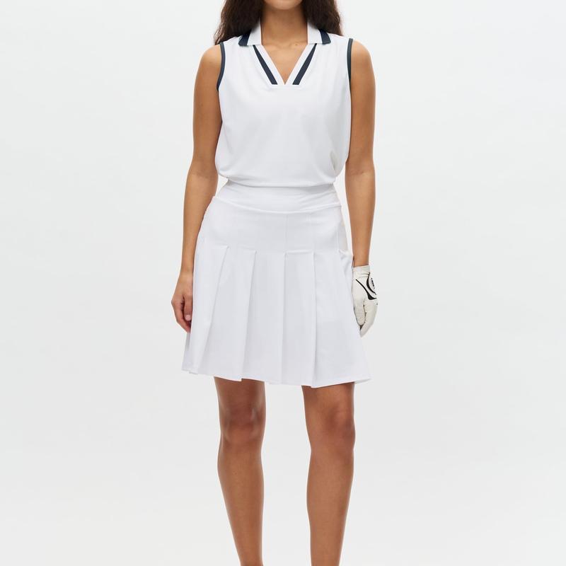 Rohnisch Nicky Pleated Skort (Long)- White
