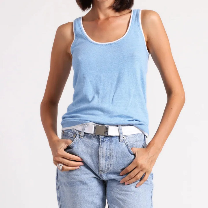 Minnie Rose Tank - Celestial Blue