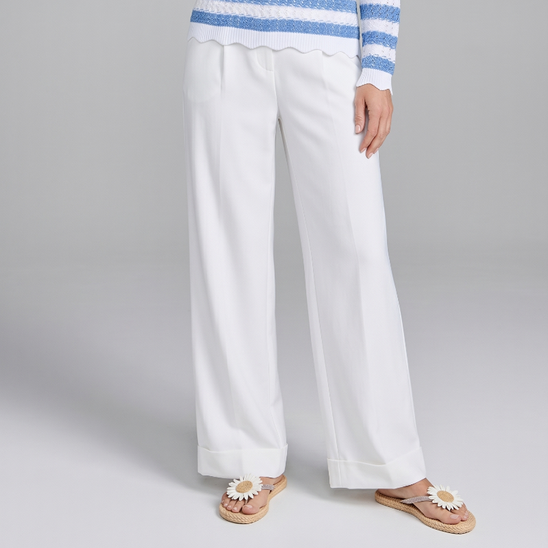 Micha Stripe Sweater - Blue/White