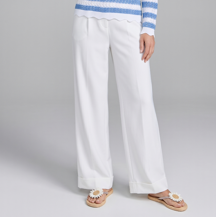 Micha Stripe Sweater - Blue/White