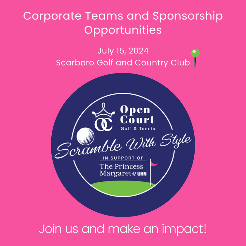 Open Court Scramble With Style 2024 - Corporate Sponsorship